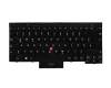 Keyboard DE (german) black/black with mouse-stick suitable for Lenovo ThinkPad L430