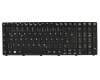 Keyboard DE (german) black original suitable for Acer Aspire E1-571-53234G75Mnks