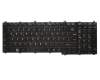 Keyboard DE (german) black original suitable for Toshiba Qosmio F60-14U