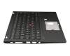 102-18F86LHC01C original Lenovo keyboard incl. topcase DE (german) black/black with backlight and mouse-stick