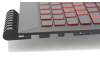 11567743 original Lenovo keyboard incl. topcase DE (german) black/black with backlight