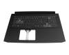 13104EB2K202 original Acer keyboard incl. topcase CH (swiss) black/black with backlight
