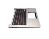 13GNTH1AM051-1 original Asus keyboard incl. topcase DE (german) black/silver with backlight