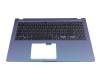13N1-CMA0601 original Asus keyboard incl. topcase DE (german) black/blue