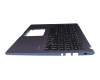 13N1-CMA0601 original Asus keyboard incl. topcase DE (german) black/blue