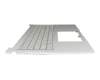 13N1-FDA0801 original Asus keyboard incl. topcase DE (german) silver/silver
