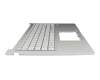 13N1-GVA0C01 original Asus keyboard incl. topcase DE (german) grey/silver