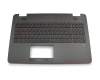 13NB05T1P1901X original Asus keyboard incl. topcase DE (german) black/black with backlight