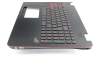 13NB06R2AM0301 original Asus keyboard incl. topcase DE (german) black/black with backlight