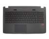 13NB07Z1P04041 original Asus keyboard incl. topcase FR (french) black/black with backlight