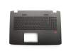 13NB0941P14011 original Asus keyboard incl. topcase CH (swiss) black/black with backlight