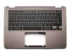 13NB0BA1P0*011 original Asus keyboard incl. topcase DE (german) black/grey