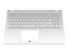 13NB0KA2P02011-1 original Asus keyboard incl. topcase DE (german) silver/silver
