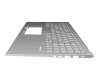 13NB0KA2P02011-1 original Asus keyboard incl. topcase DE (german) silver/silver