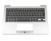 13NL00C2AP0101 original Asus keyboard incl. topcase DE (german) black/silver