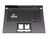 13NR0572P04011-3#2 original Asus keyboard incl. topcase DE (german) black/anthracite with backlight
