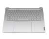 17365628 original Lenovo keyboard incl. topcase DE (german) grey/grey with backlight