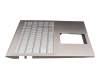 195U-00129-2A-1 original Asus keyboard incl. topcase DE (german) silver/rosé with backlight