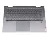 1CZ213006H original Lenovo keyboard incl. topcase DE (german) grey/grey with backlight