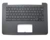 1KAHZZE000T original Asus keyboard incl. topcase UK (english) black/black