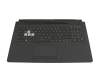1KAHZZQ010K original Asus keyboard incl. topcase DE (german) black/transparent/black with backlight
