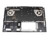 1KAHZZQ0122 original Asus keyboard incl. topcase DE (german) black/transparent/black with backlight