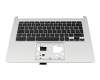 1KAJZZS065I original Acer keyboard incl. topcase CH (swiss) black/silver