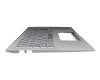 1KKAHZZG007Q original Asus keyboard incl. topcase DE (german) silver/silver with backlight