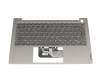 28999 original Lenovo keyboard incl. topcase DE (german) grey/grey with backlight