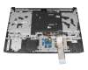 2H2016-24220I original Lenovo keyboard incl. topcase DE (german) black/black with backlight (BL White)