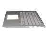 39XKLTAJN30 original Asus keyboard incl. topcase DE (german) silver/silver with backlight
