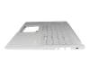 39XKUTAJN10 original Asus keyboard incl. topcase DE (german) silver/silver