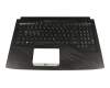 3BBKLTAJN70 original Asus keyboard incl. topcase DE (german) black/black with backlight
