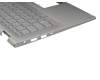3BBKRTAJN20 original Asus keyboard incl. topcase DE (german) silver/silver with backlight