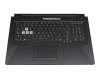 3BBKYTAJN00 original Asus keyboard incl. topcase US (english) black/white/black with backlight