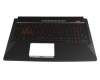 3RBKLTFJN00 original Asus keyboard incl. topcase DE (german) black/black with backlight