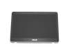 Touch-Display Unit 13.3 Inch (QHD+ 3200 x 1800) black / gray original (glossy) suitable for Asus ZenBook Flip UX360UA
