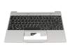 40075227 original Lenovo keyboard incl. topcase NL (dutch) black/grey
