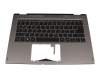 41AE3CF6600 original Acer keyboard incl. topcase DE (german) black/grey with backlight