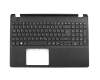 460.0530B.0002 original Acer keyboard incl. topcase DE (german) black/black