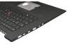 460.0GU04.0002 original Lenovo keyboard incl. topcase DE (german) black/black with backlight and mouse-stick