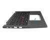 460.0MC0A.0002 A01 original Lenovo keyboard incl. topcase DE (german) black/grey with backlight and mouse-stick (no WWAN)