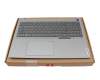 460.0TE0O.0003 original Lenovo keyboard incl. topcase DE (german) dark grey/grey with backlight