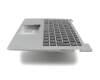 46M.07DCS.0017 original Lenovo keyboard incl. topcase DE (german) black/silver with backlight