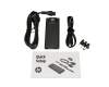AC-adapter 90 Watt slim Travel-Adapter original incl. charging cable for HP Pavilion x360 14-cd1500