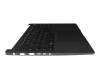 51HB1-GR-2412 original Medion keyboard incl. topcase DE (german) black/black with backlight