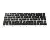 55310-T745GB HP keyboard DE (german) black/silver with backlight and mouse-stick