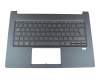 5AD1586600 original Acer keyboard incl. topcase DE (german) anthracite/anthracite with backlight