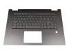 5CB0Q96508 original Lenovo keyboard incl. topcase CH (swiss) grey/grey with backlight