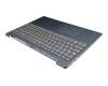 5CB0R16738 Lenovo keyboard incl. topcase DE (german) grey/blue